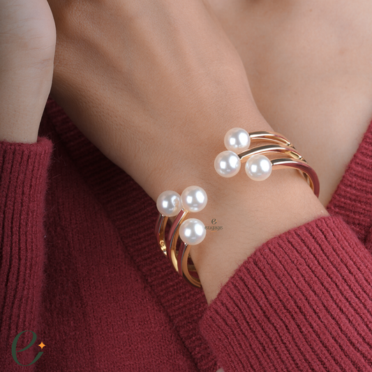 Pearl Gold Bracelet