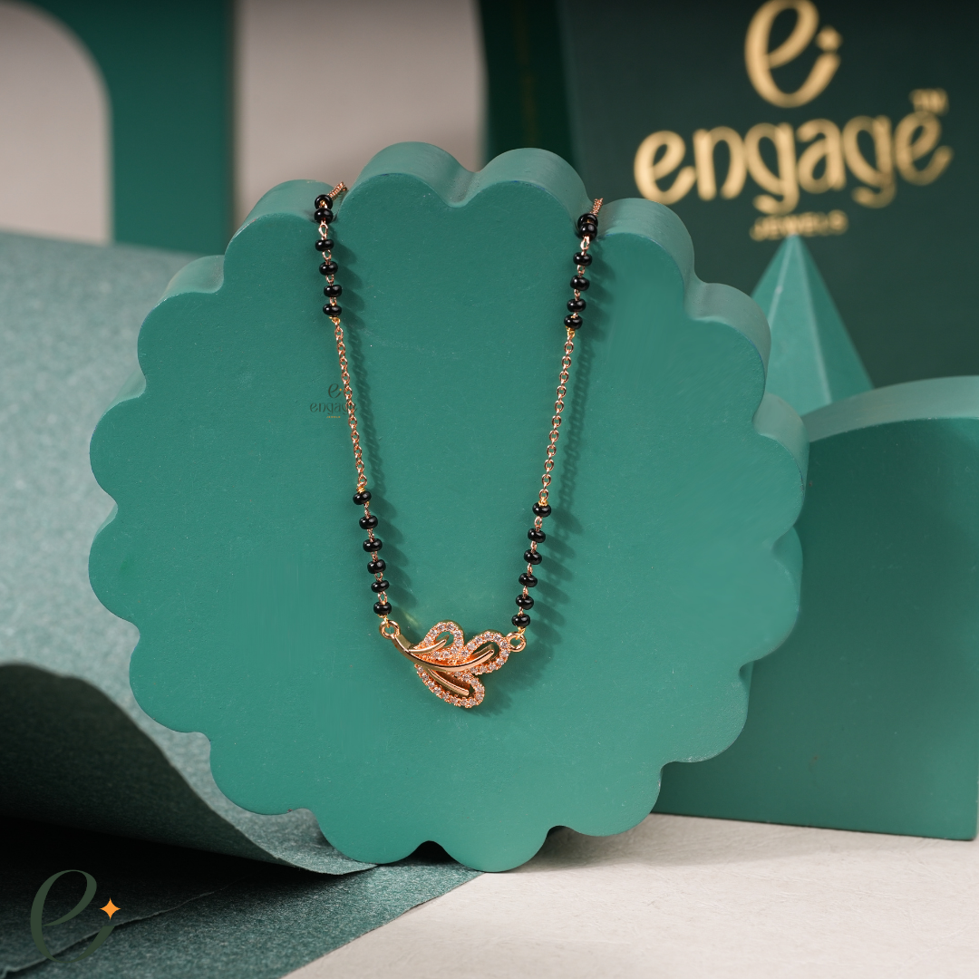 Leaf Charm Mangalsutra