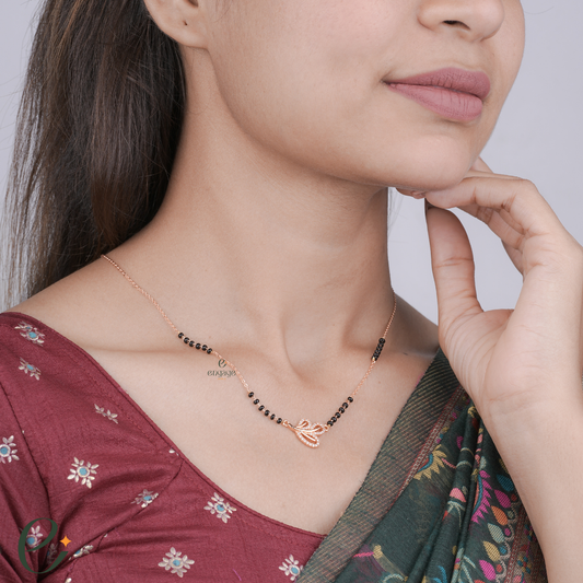Leaf Charm Mangalsutra