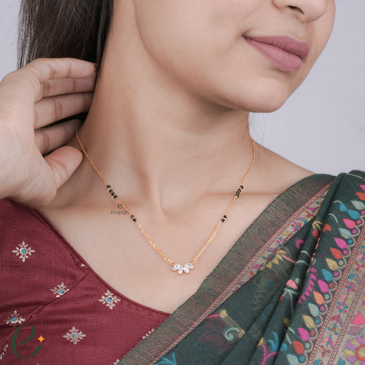 Half Bloom Mangalsutra