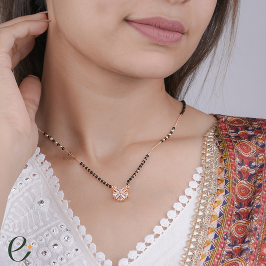 Linear Petal Mangalsutra