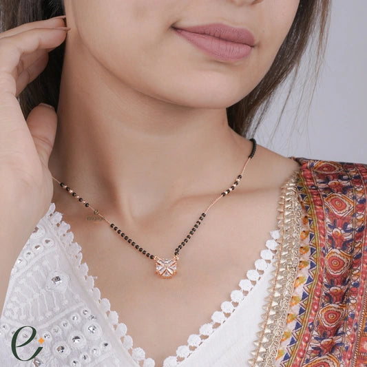 Linear Petal Mangalsutra