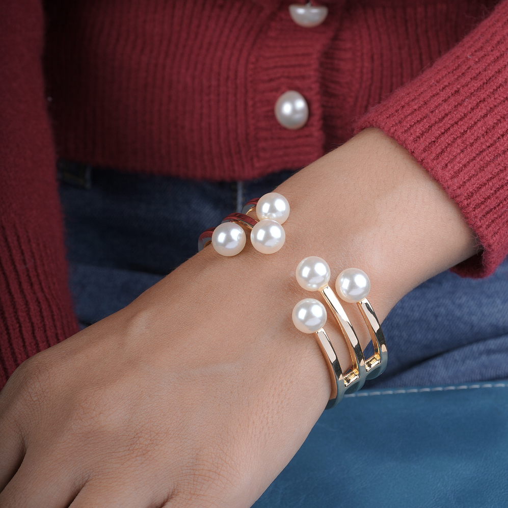 Pearl Gold Bracelet
