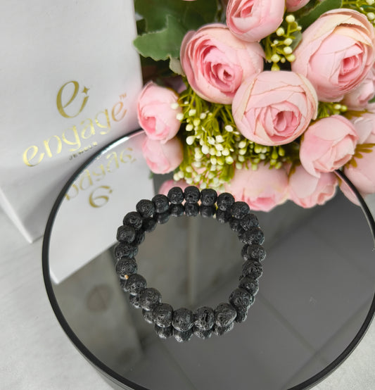Lava Gemstone Bracelet - Engage Jewels