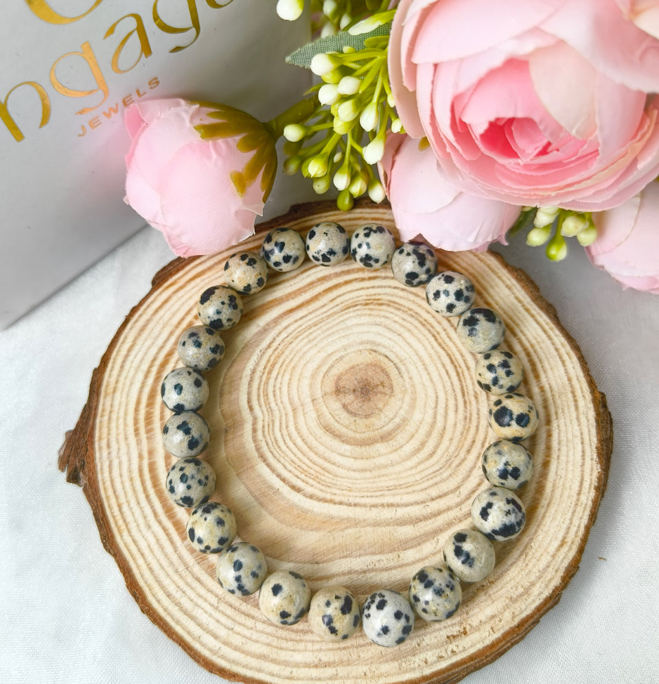Dalmatian Jasper Bracelet - Engage Jewels
