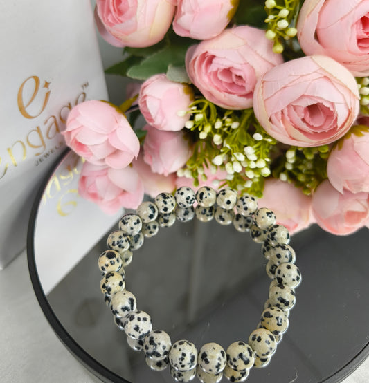 Dalmatian Jasper Bracelet - Engage Jewels