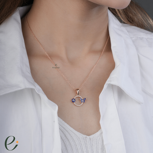 Butterfly Rosegold Plated Chain