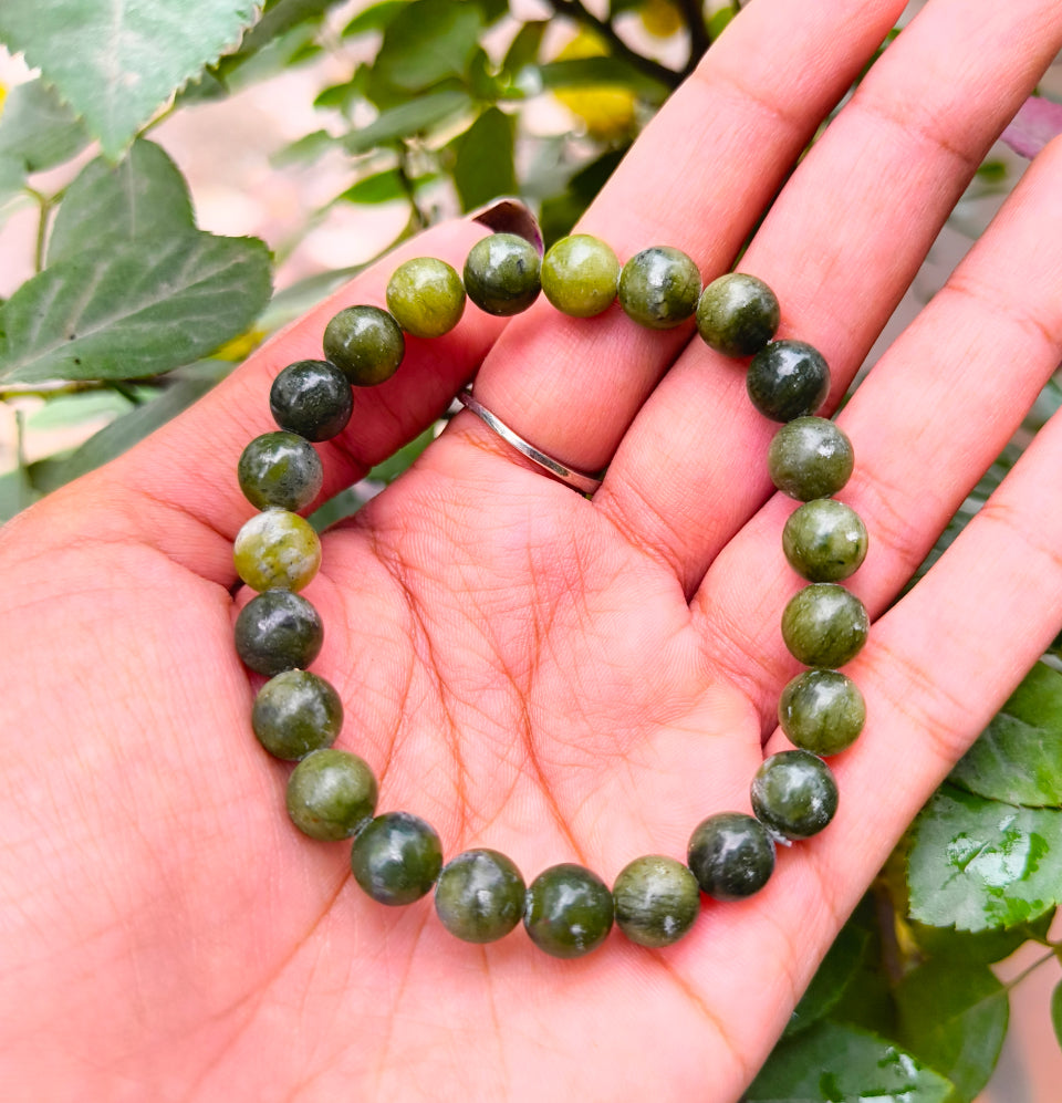 green jade bracelet - Engage Jewels