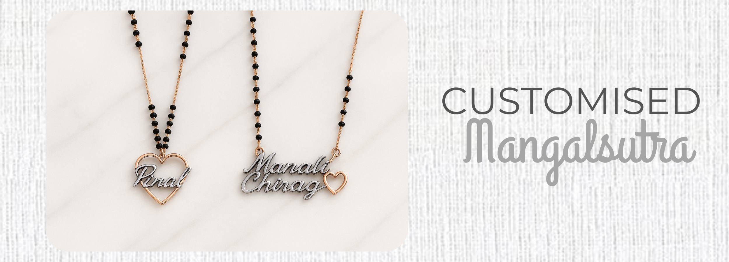 customised mangalsutra