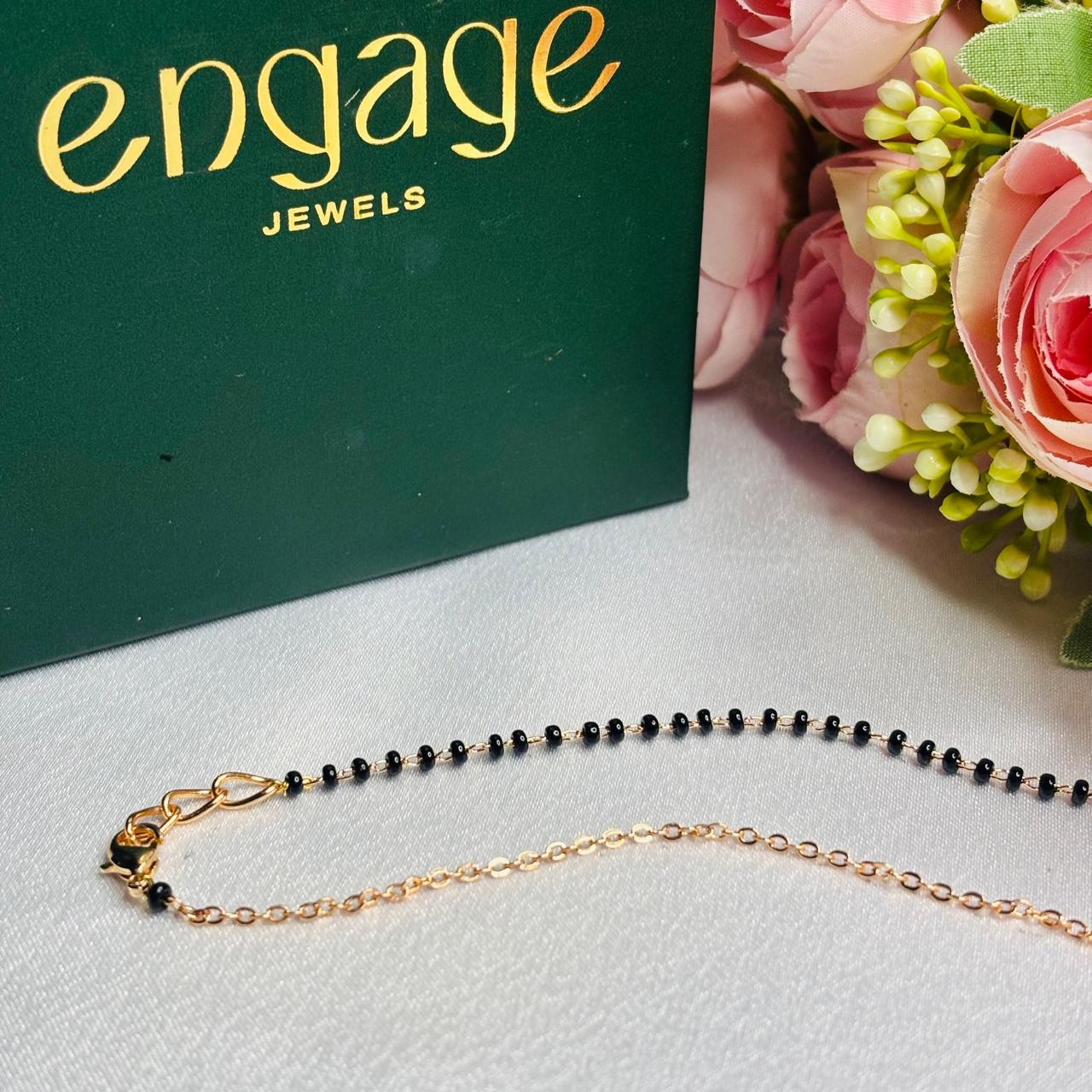 Emerald Elegance Diamond Mangalsutra